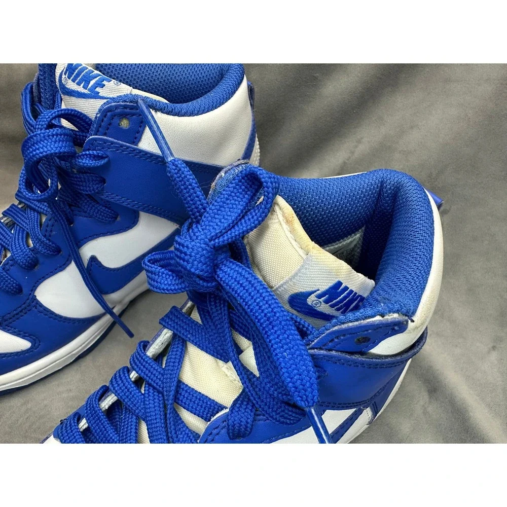 Nike Dunk High Kentucky Blue BG 4Y‎ White Game Royal Kids Sneakers 2021